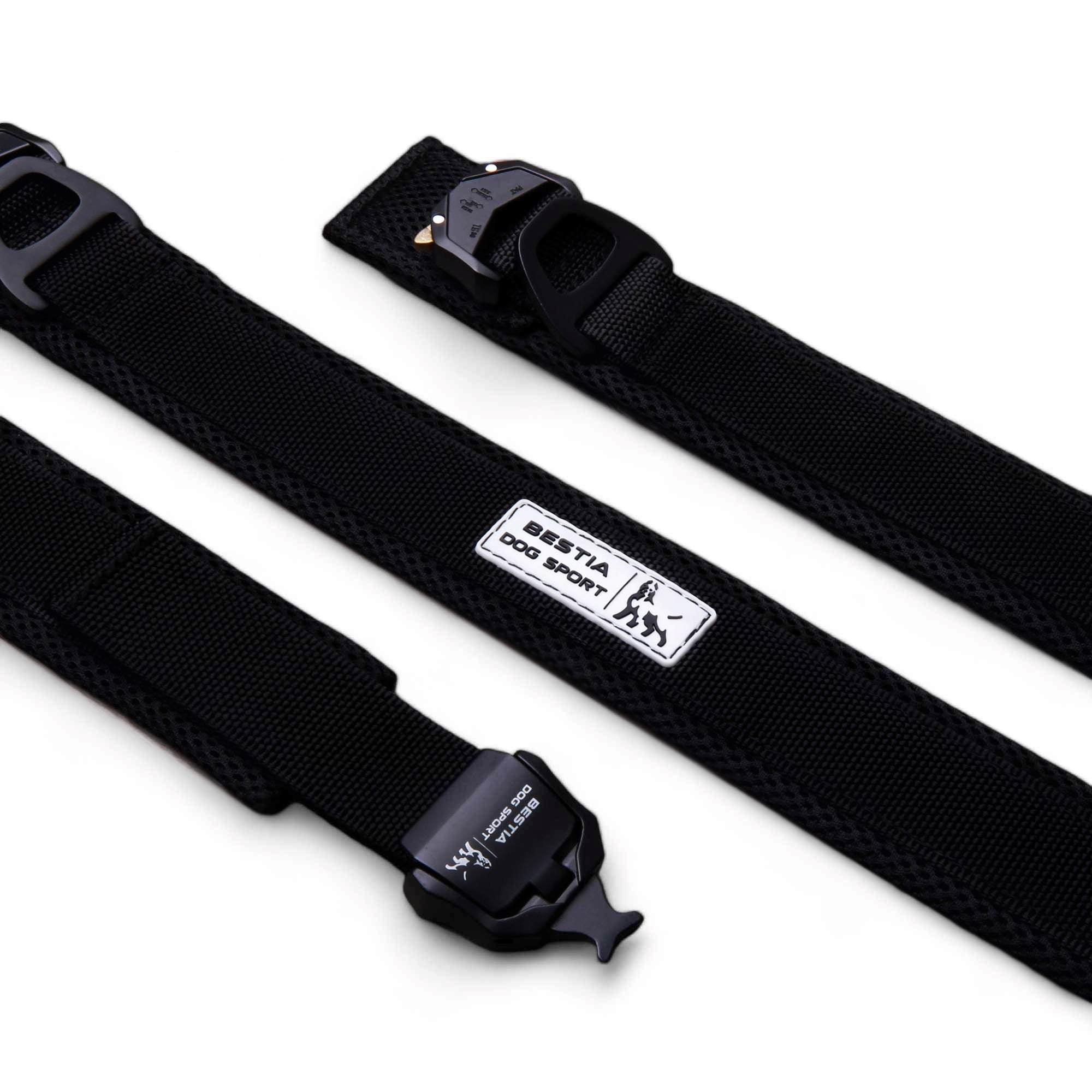 Collier Bestia Dog Sport à ouverture rapide noir — photo 2