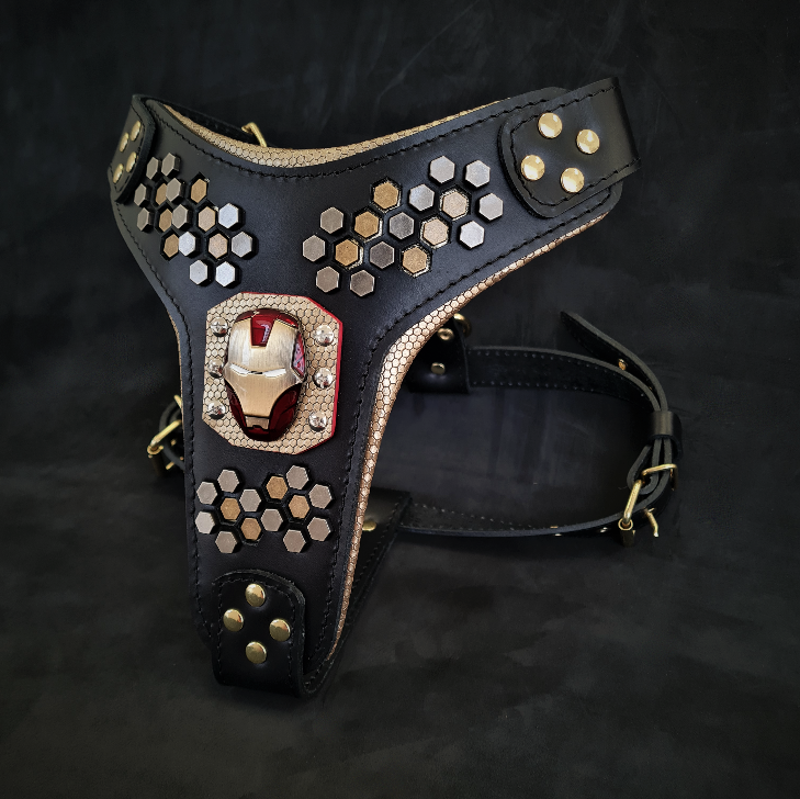 Bestia Collars Irondog Harness — Obroże, smycze i szelki
