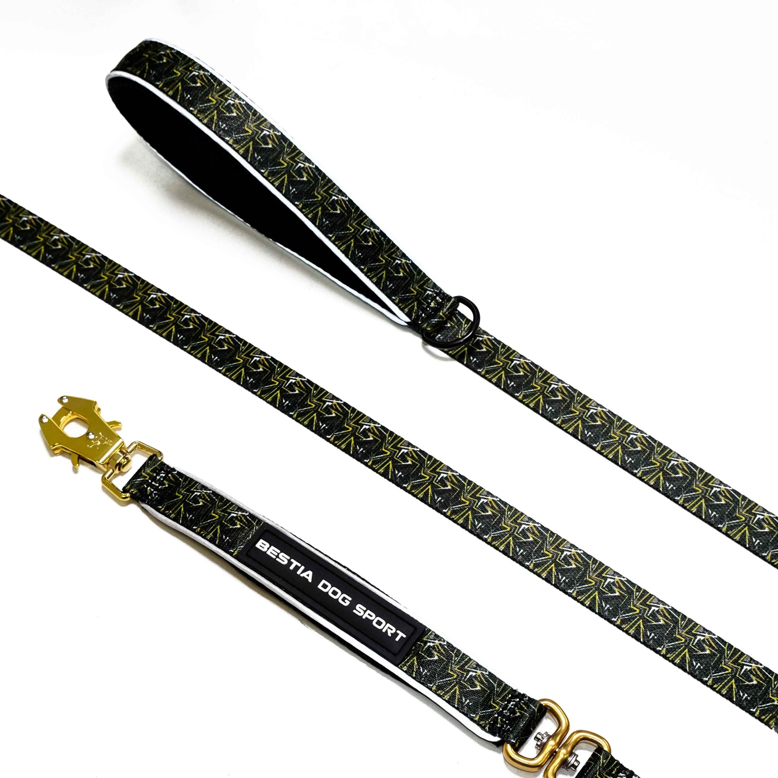 BESTIA DOG SPORT Laisse GripPro Gold Print — Colliers, laisses et harnais — photo 2