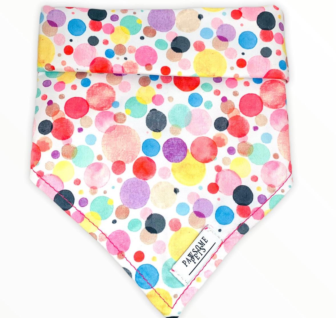 Pawsome Pets New York Bandana - Rainbow bubble — Ubranka dla psów — photo 2