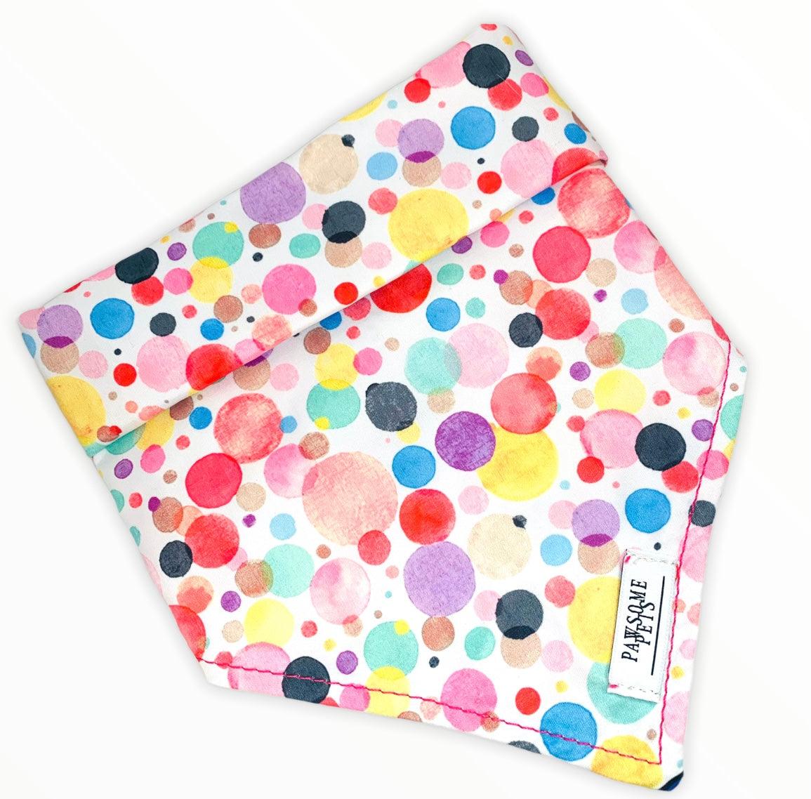 Pawsome Pets New York Bandana - Rainbow bubble — Ubranka dla psów — photo 3