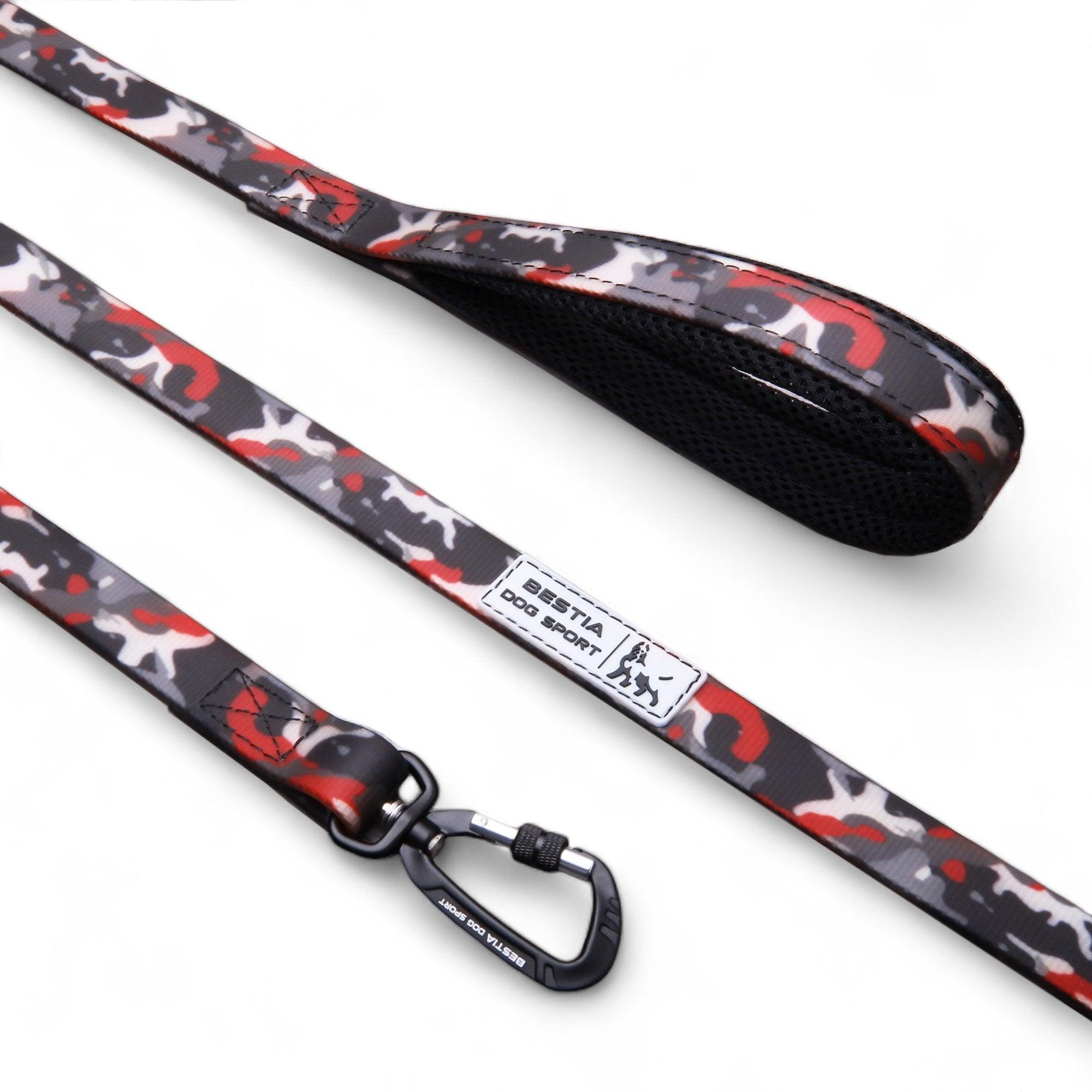 Laisse tactique Bestia Dog Sport Red Camo — Colliers, laisses et harnais — photo 2