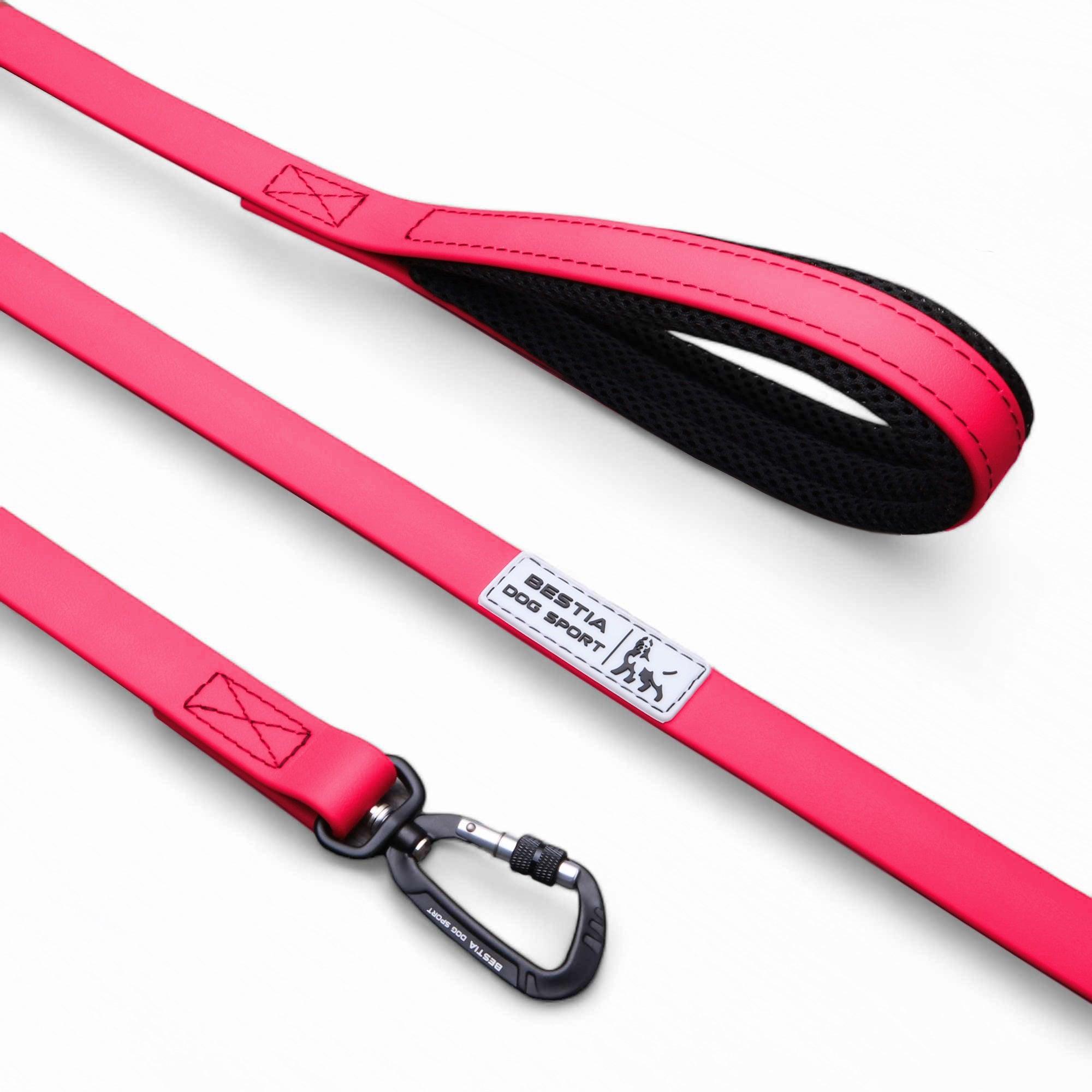 Laisse tactique Bestia Dog Sport rose néon — Colliers, laisses et harnais — photo 2