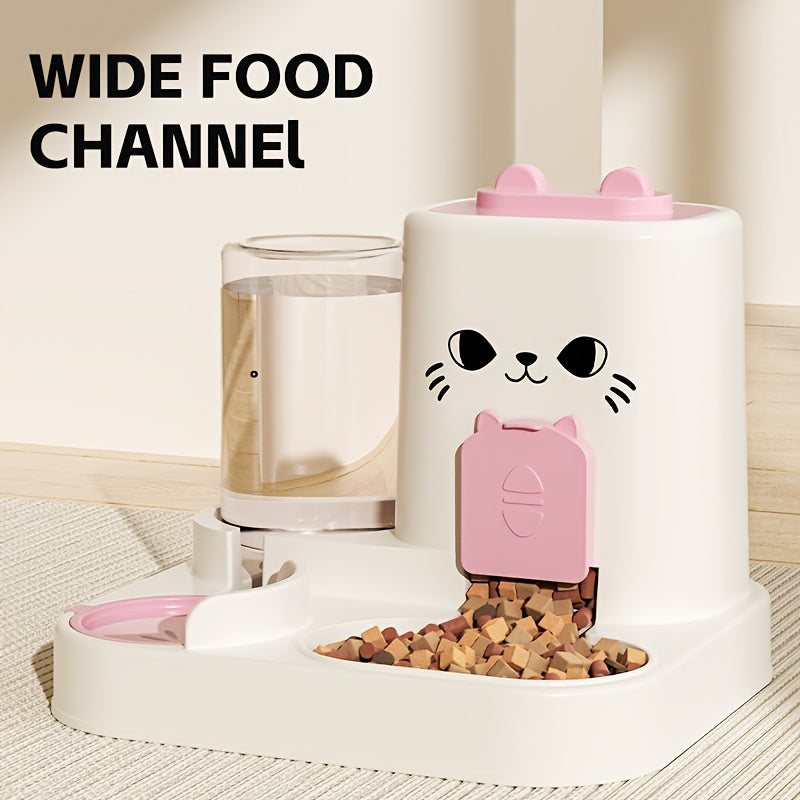Lpt Ensemble Distributeur de Nourriture Automatique pour Chat et Fontaine à Eau — Gamelles, distributeurs et fontaines — photo 6