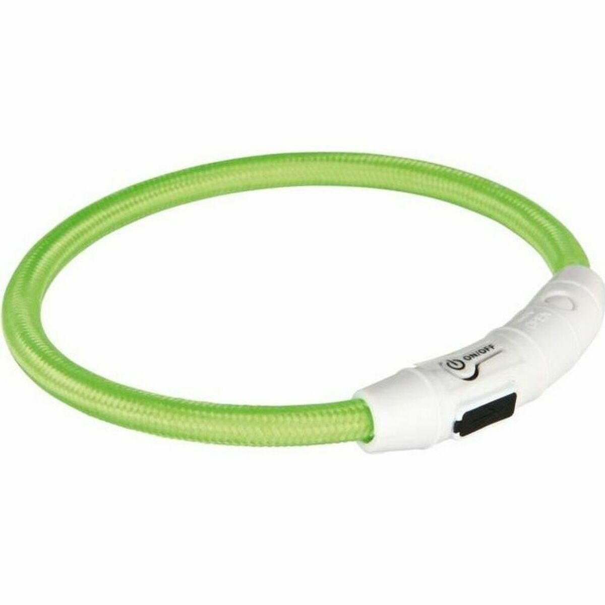 Obroża LED dla zwierząt Trixie Flash USB Green — photo 2