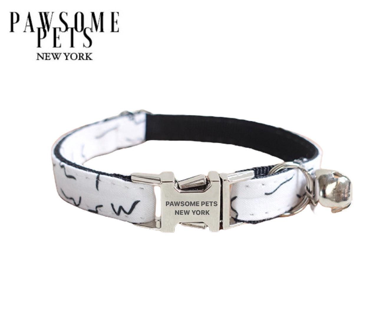 Pawsome Pets New York Obroża dla psa i kota mały rozmiar - Czarny żelazo — photo 2