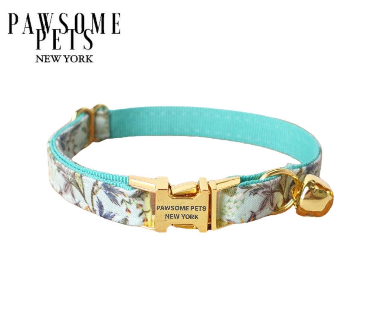 Pawsome Pets New York Obroża dla psa i kota mały rozmiar - Zielony lód śnieżny — photo 2