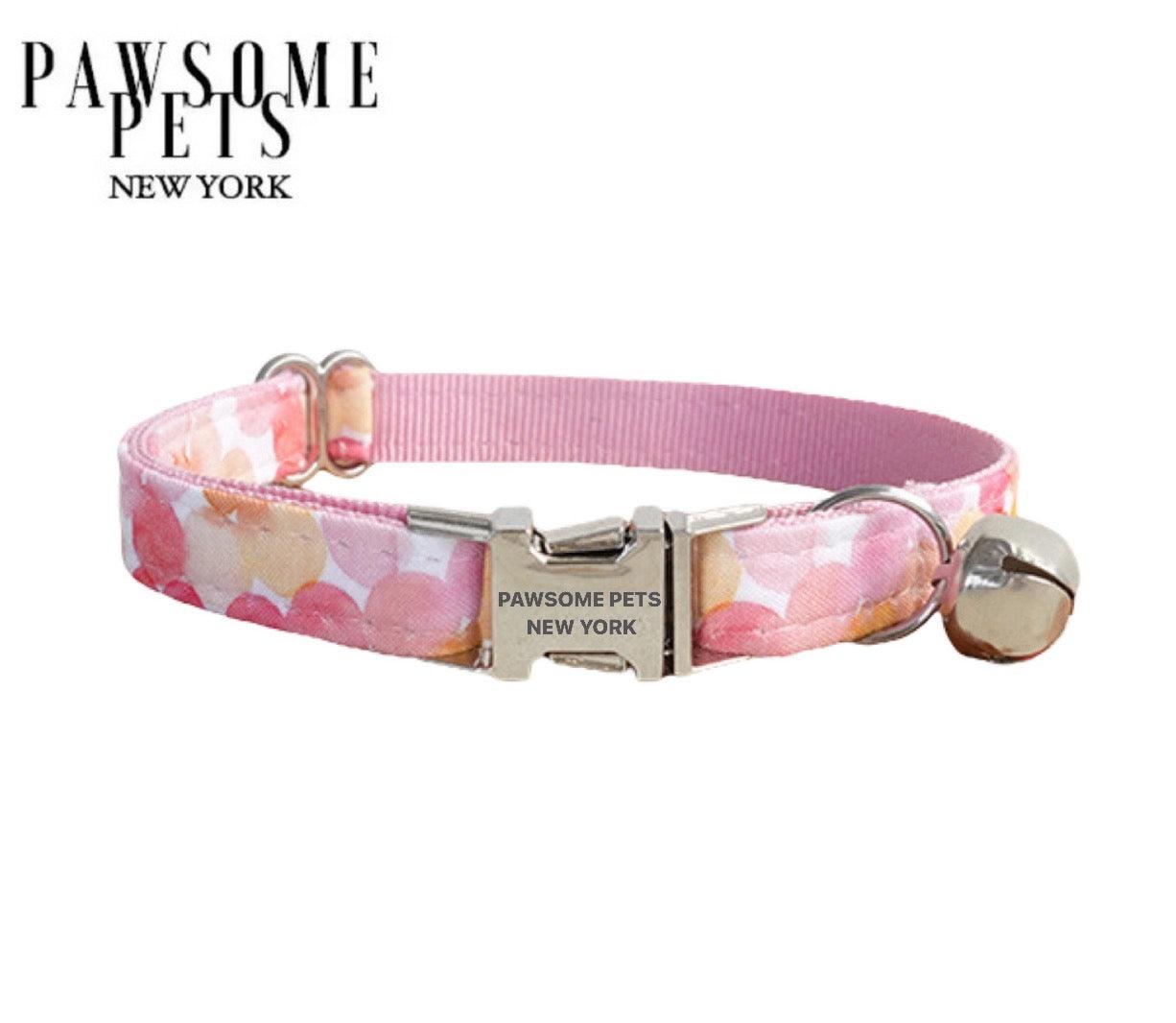 Pawsome Pets New York Collier pour petit chien et chat - Balle rose clair — photo 2