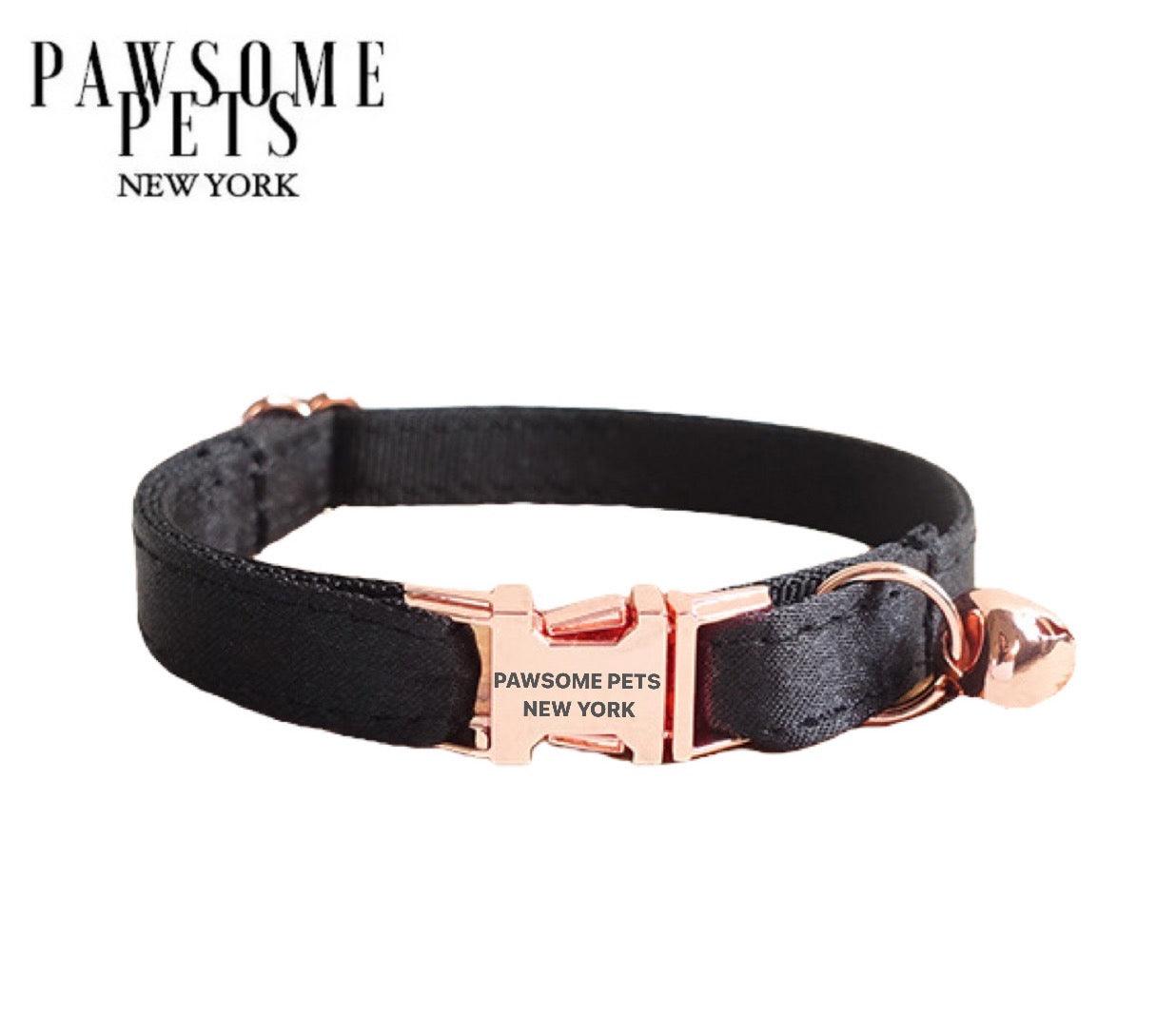 Pawsome Pets New York Mała obroża dla psa i kota - Earth black — photo 2