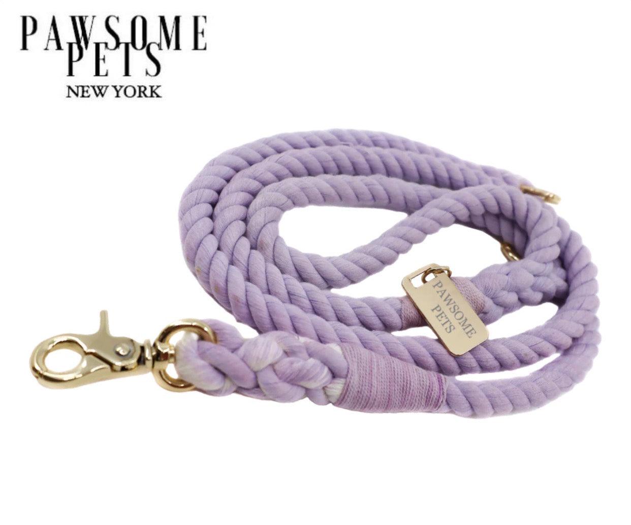 Pawsome Pets New York Smycz linowa - Lavender — Obroże, smycze i szelki — photo 2