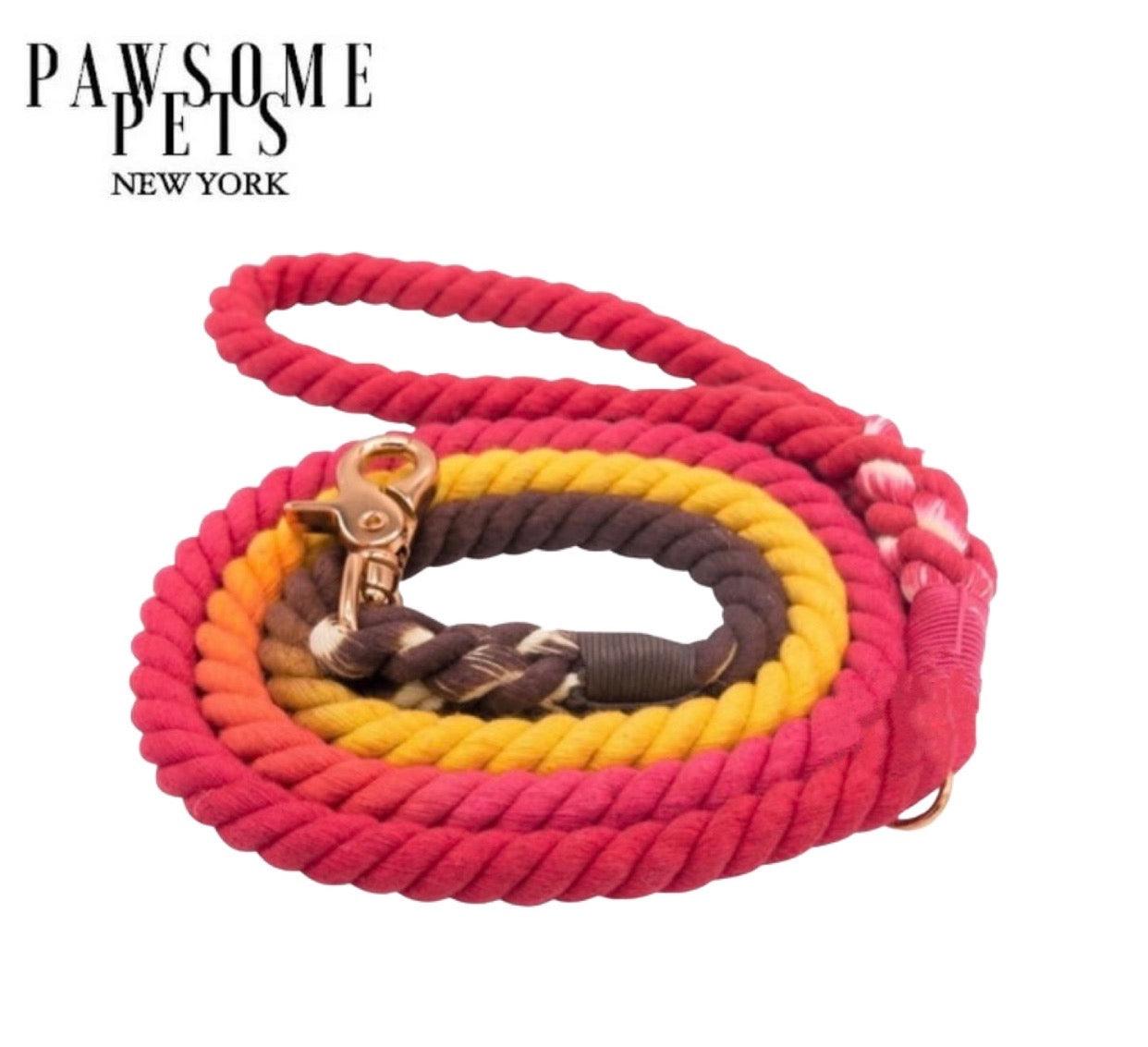 Pawsome Pets New York Laisse en corde - Sunny Daze — Colliers, laisses et harnais — photo 2