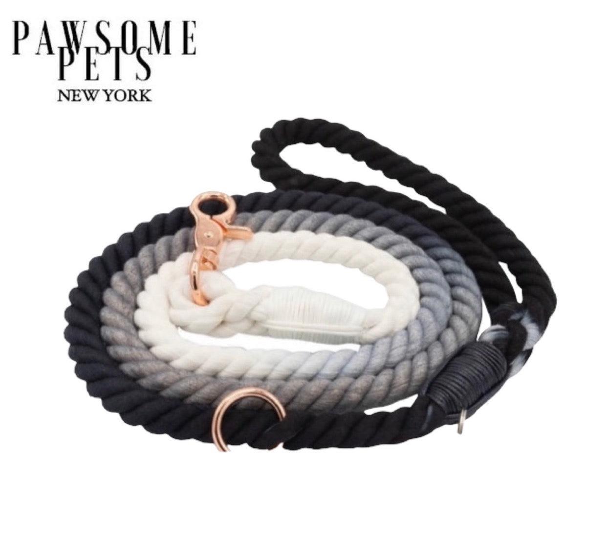 Pawsome Pets New York Smycz linowa - Ombre black — Obroże, smycze i szelki — photo 2