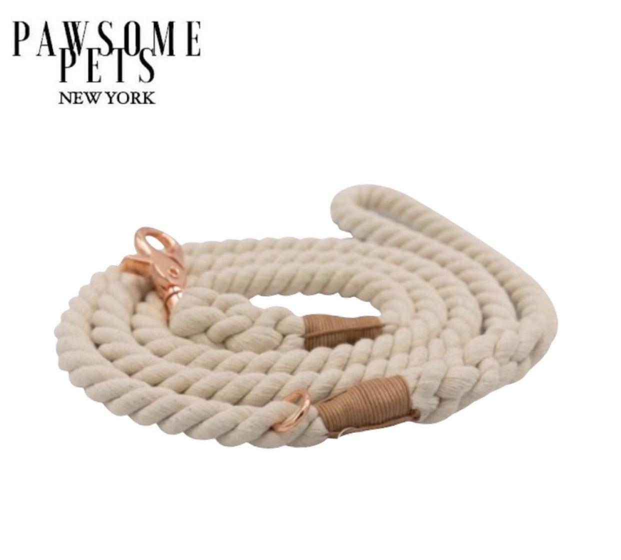 Pawsome Pets New York Laisse en corde - Natural — Colliers, laisses et harnais — photo 2