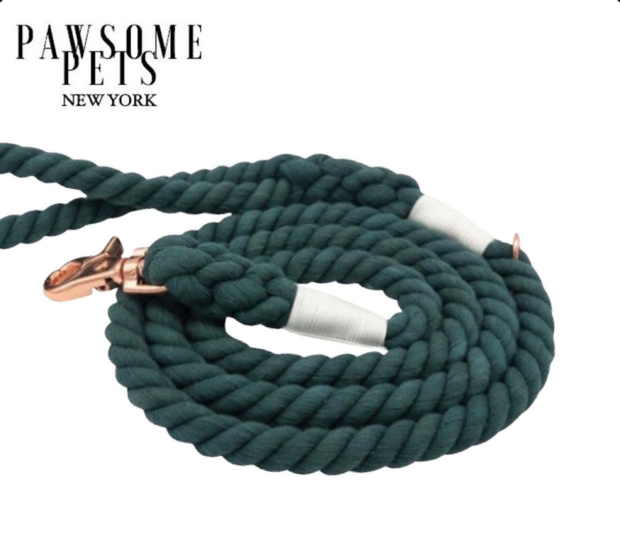 Pawsome Pets New York Smycz linowa - Emerald — Obroże, smycze i szelki — photo 2