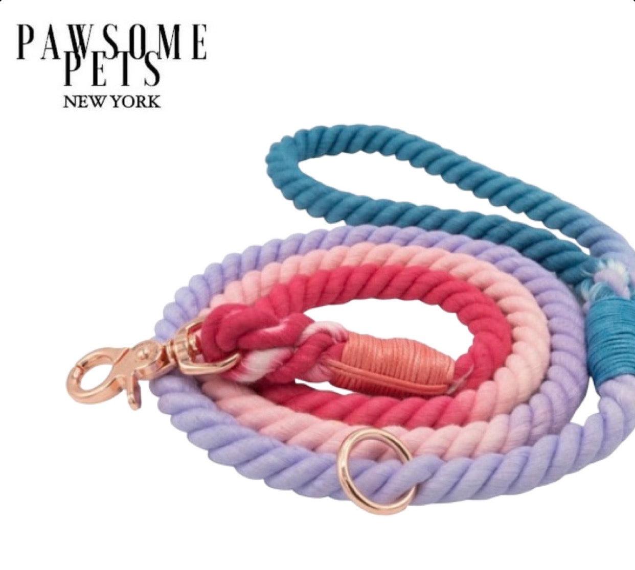 Pawsome Pets New York Smycz linowa - Plum perfect — Obroże, smycze i szelki — photo 2