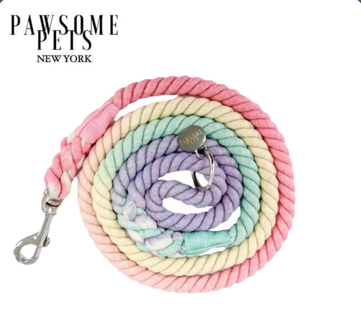 Pawsome Pets New York Laisse en corde - Light rainbow — Colliers, laisses et harnais — photo 2