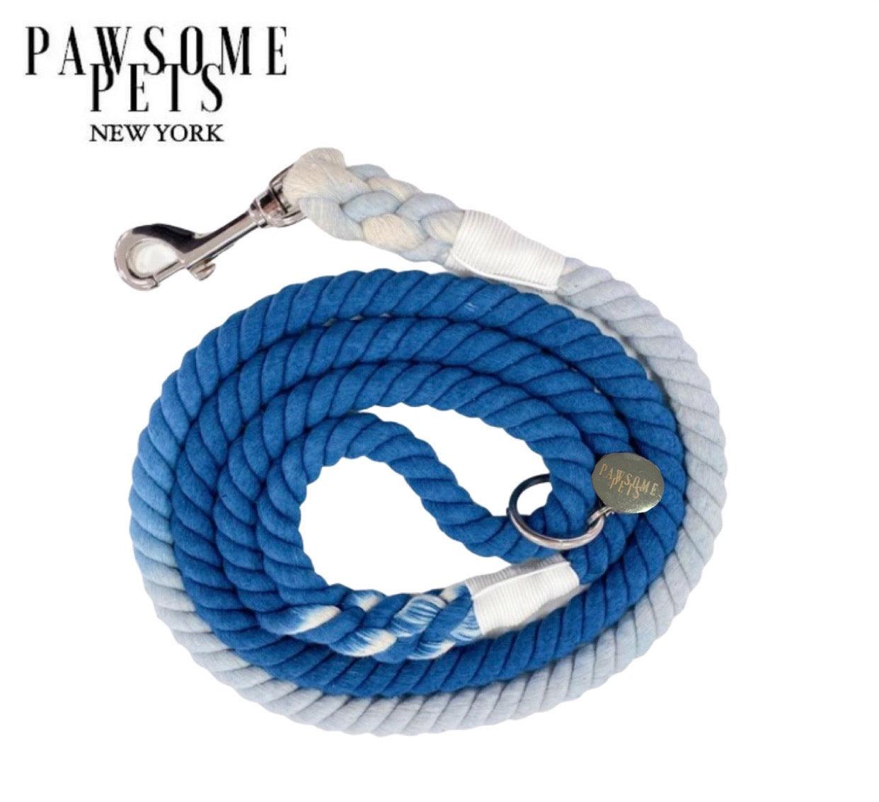 Pawsome Pets New York Smycz linowa - Ombre indigo — Obroże, smycze i szelki — photo 2