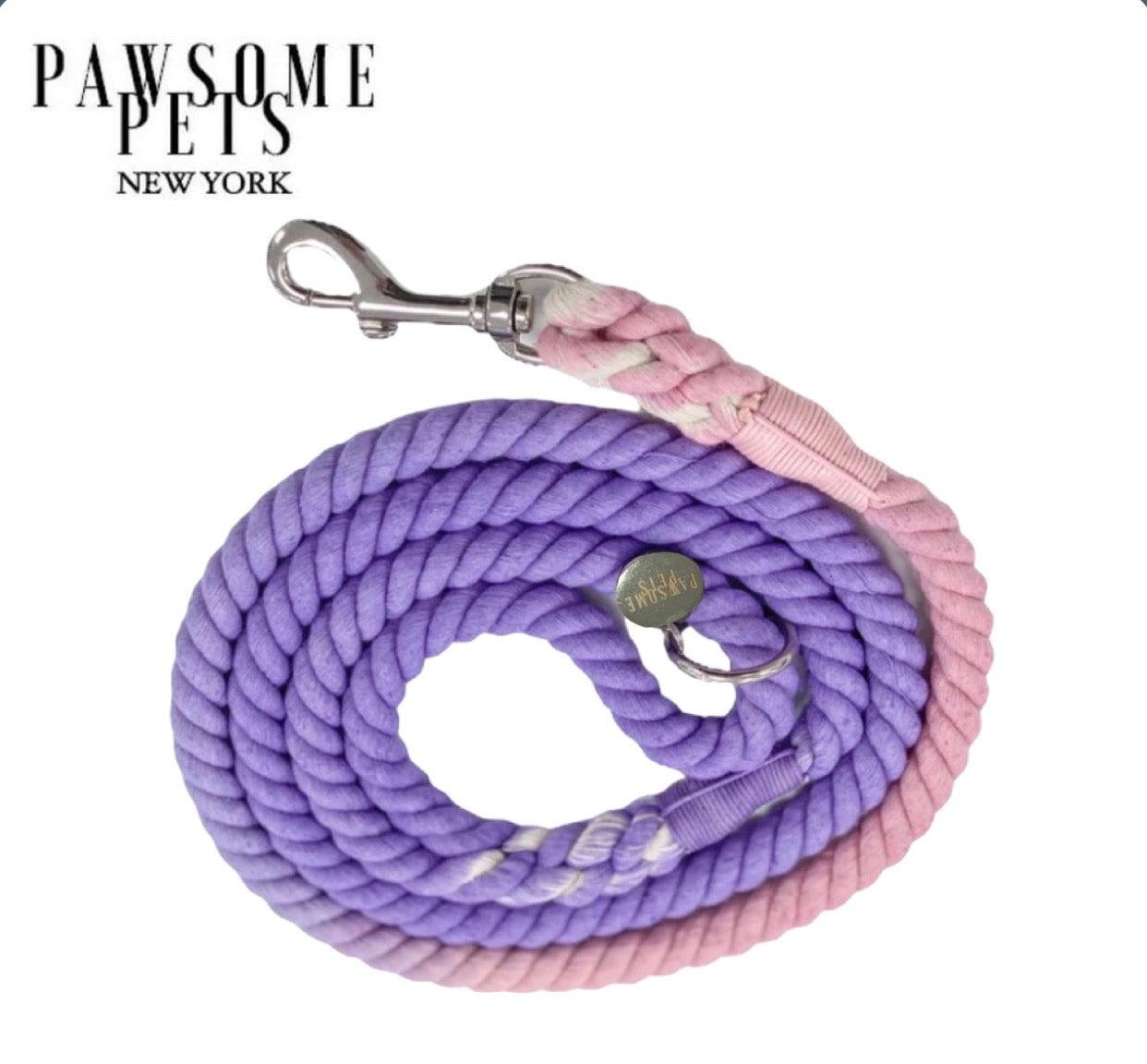 Pawsome Pets New York Laisse en corde - Lilas rose — Colliers, laisses et harnais — photo 2