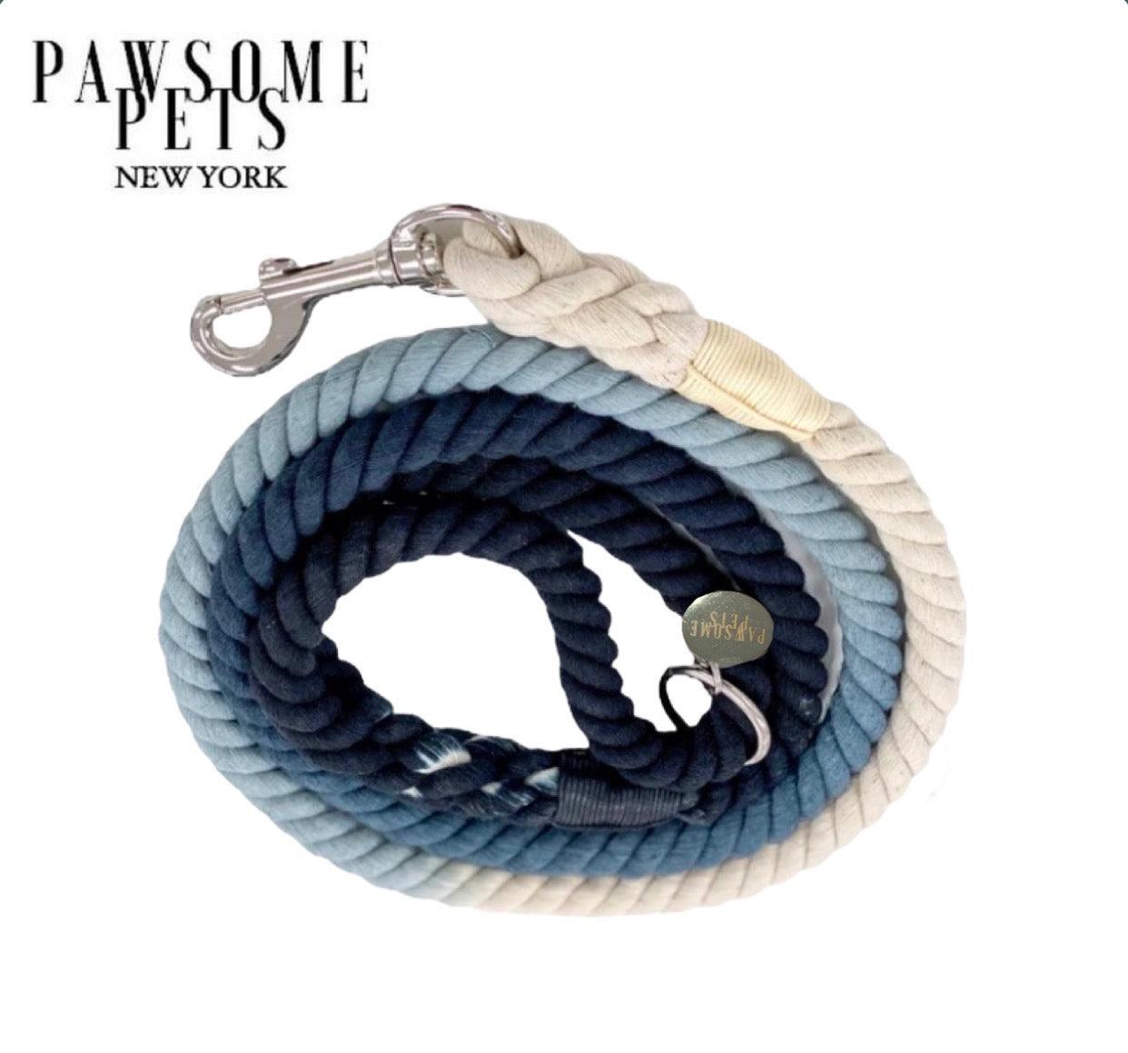 Pawsome Pets New York Smycz linowa - Ombre dark blue — Obroże, smycze i szelki — photo 2