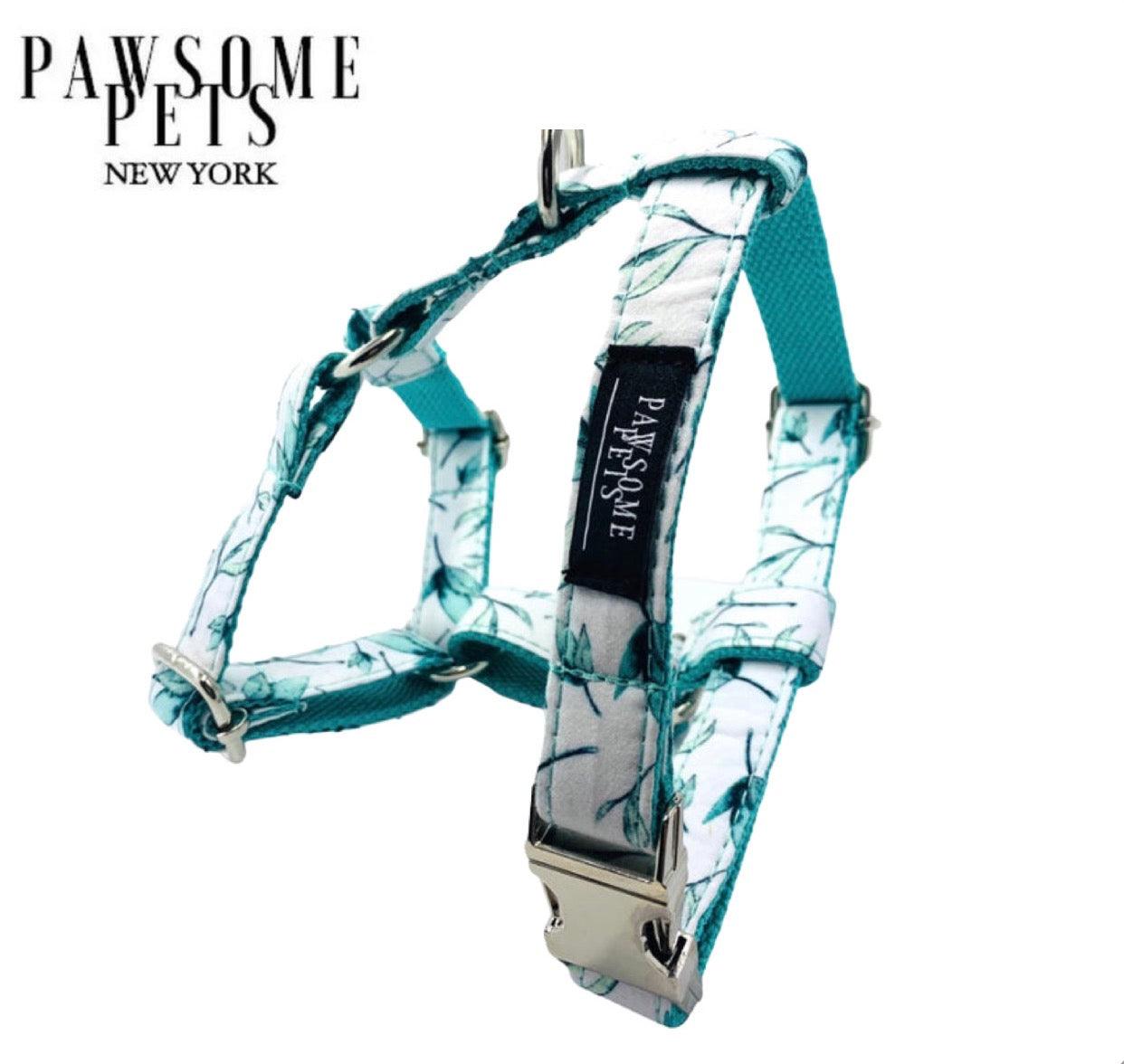 Pawsome Pets New York Szelki step-in - Liść miętowy — Obroże, smycze i szelki — photo 2