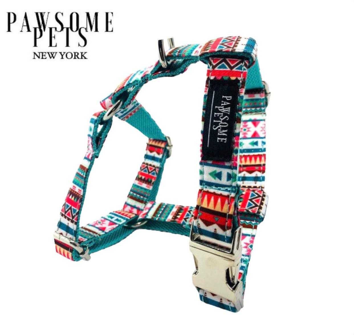 Pawsome Pets New York Harnais step-in - Tropical — Colliers, laisses et harnais — photo 2