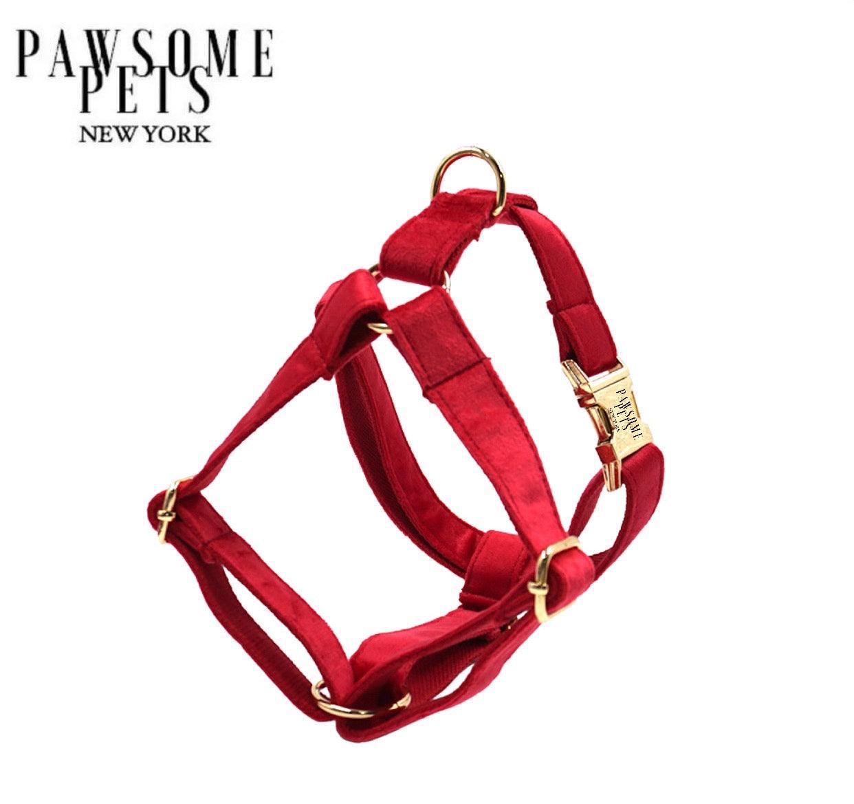 Pawsome Pets New York Szelki step-in - Czerwony — Obroże, smycze i szelki — photo 2