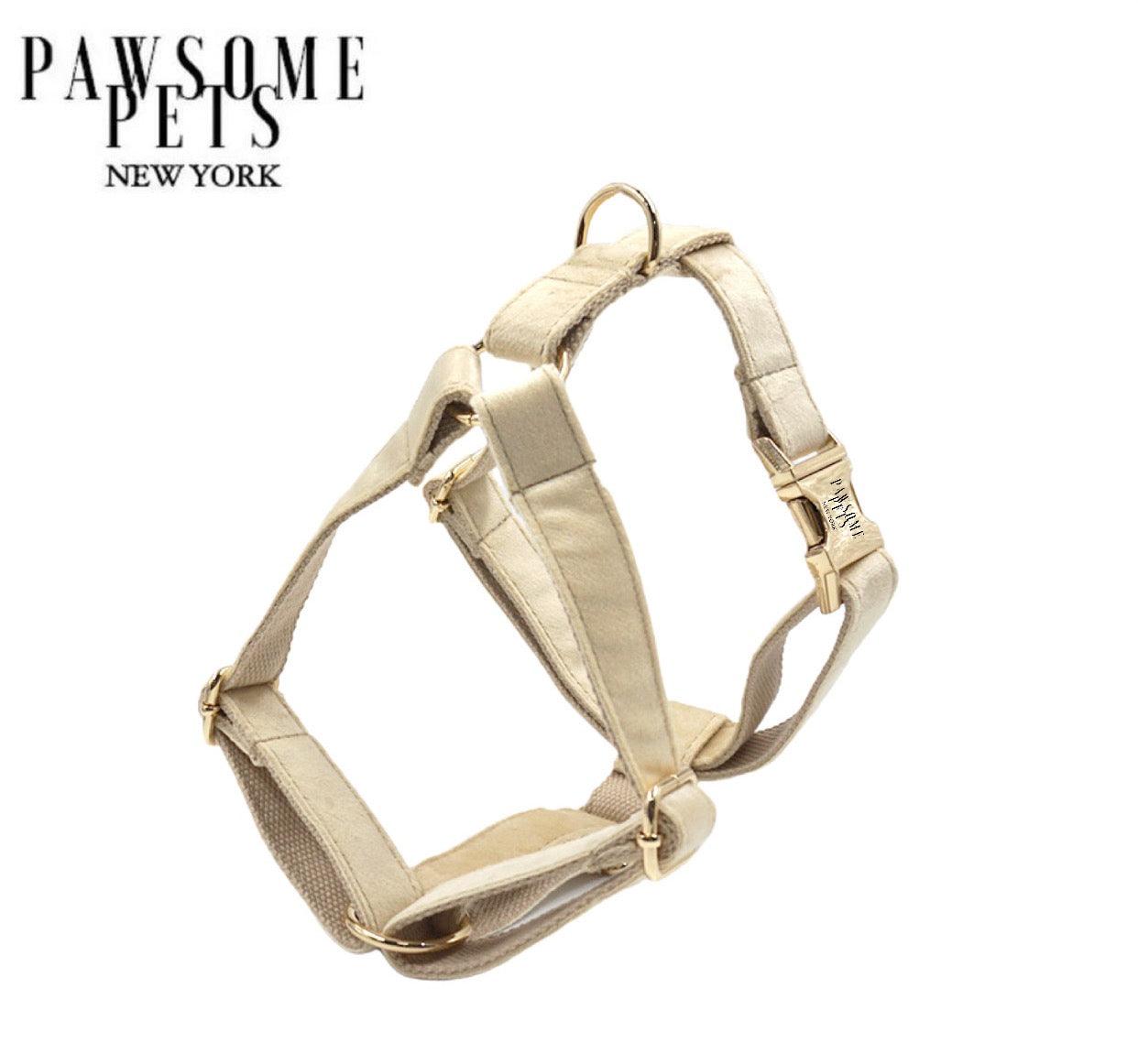 Pawsome Pets New York Szelki step-in - Beige — Obroże, smycze i szelki — photo 2
