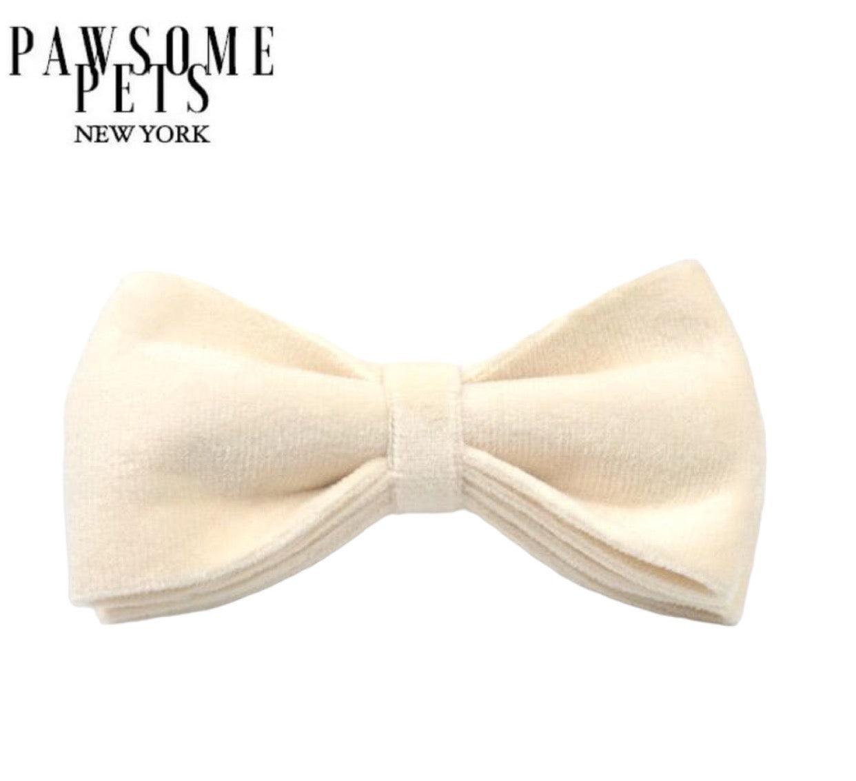 Pawsome Pets New York Nœud papillon - Blanc lait — Vêtements pour chiens — photo 2