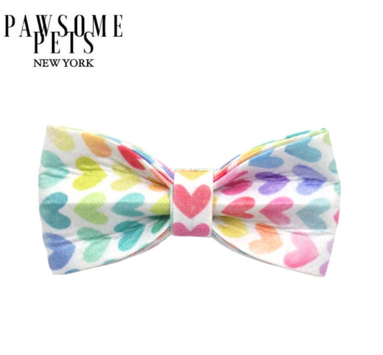 Pawsome Pets New York Muszka - Tęcza z serduszkami — Ubranka dla psów — photo 2