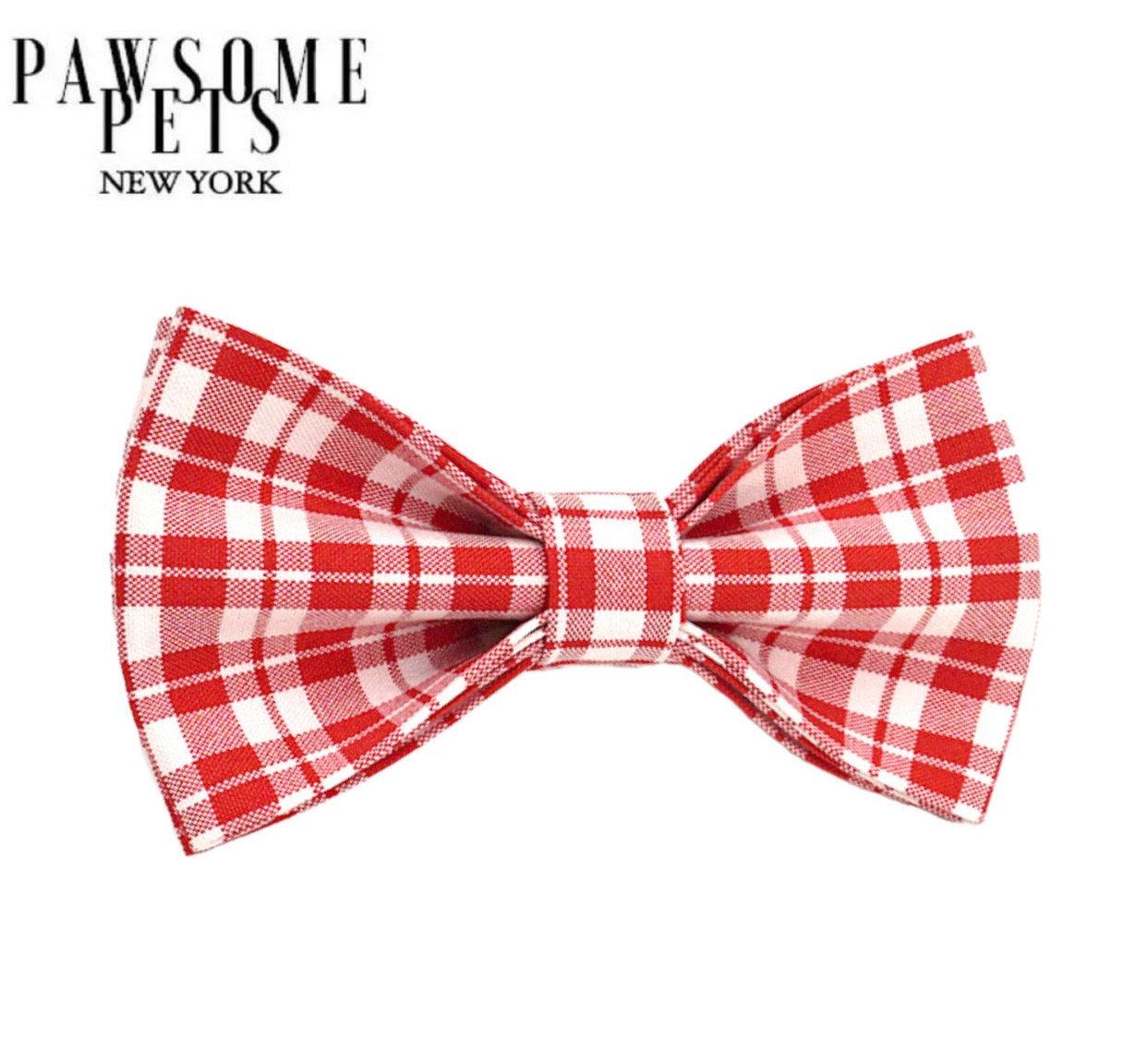 Pawsome Pets New York Muszka - Czerwony pasek — Ubranka dla psów — photo 2