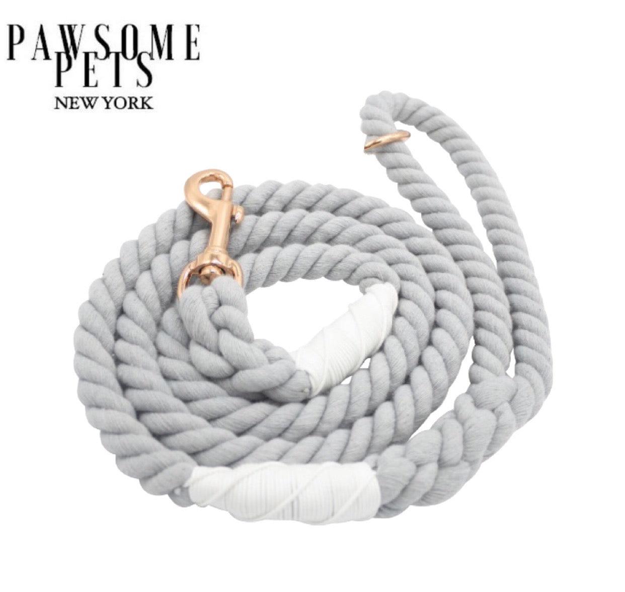 Pawsome Pets New York Laisse en corde - Light grey — Colliers, laisses et harnais — photo 2