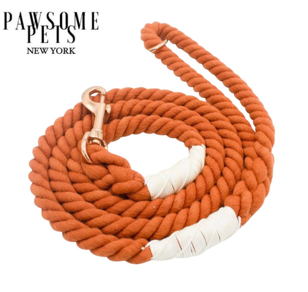 Pawsome Pets New York Smycz linowa - Pumpkin spice — Obroże, smycze i szelki — photo 2