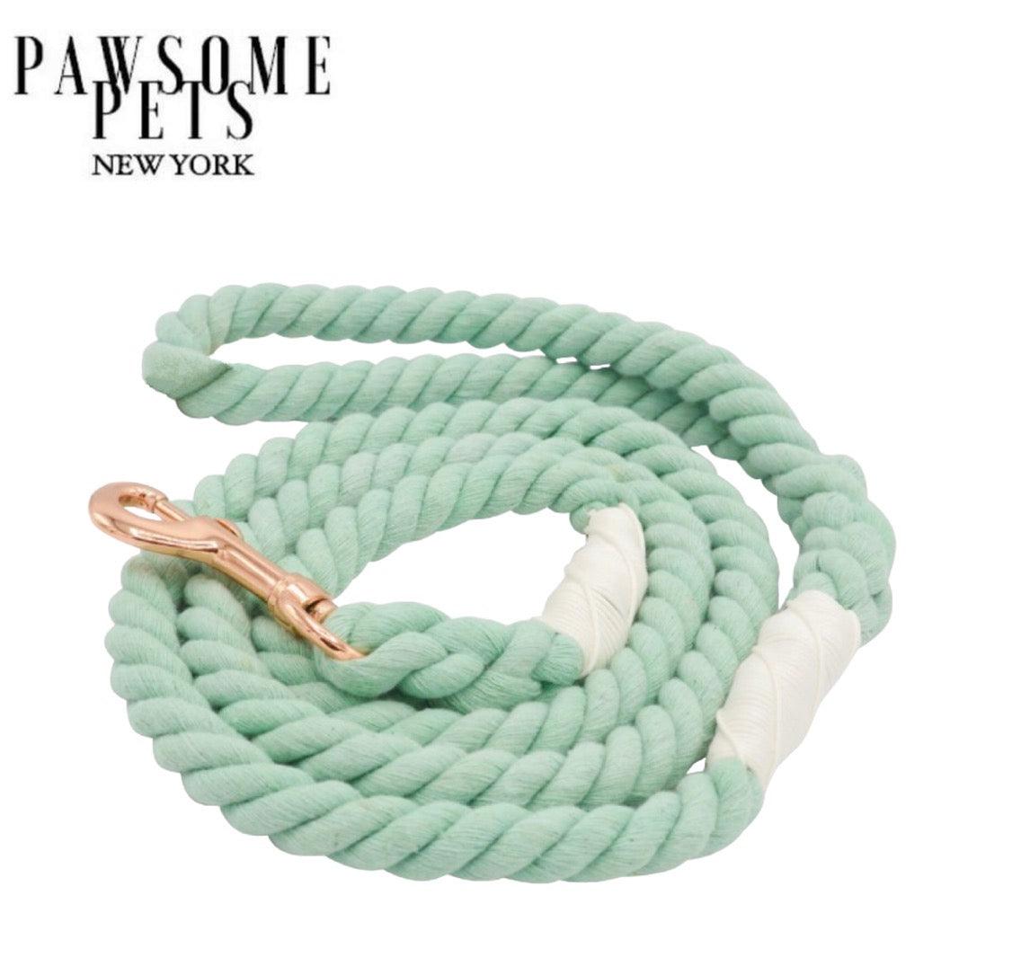 Pawsome Pets New York Smycz linowa - Mint — Obroże, smycze i szelki — photo 2