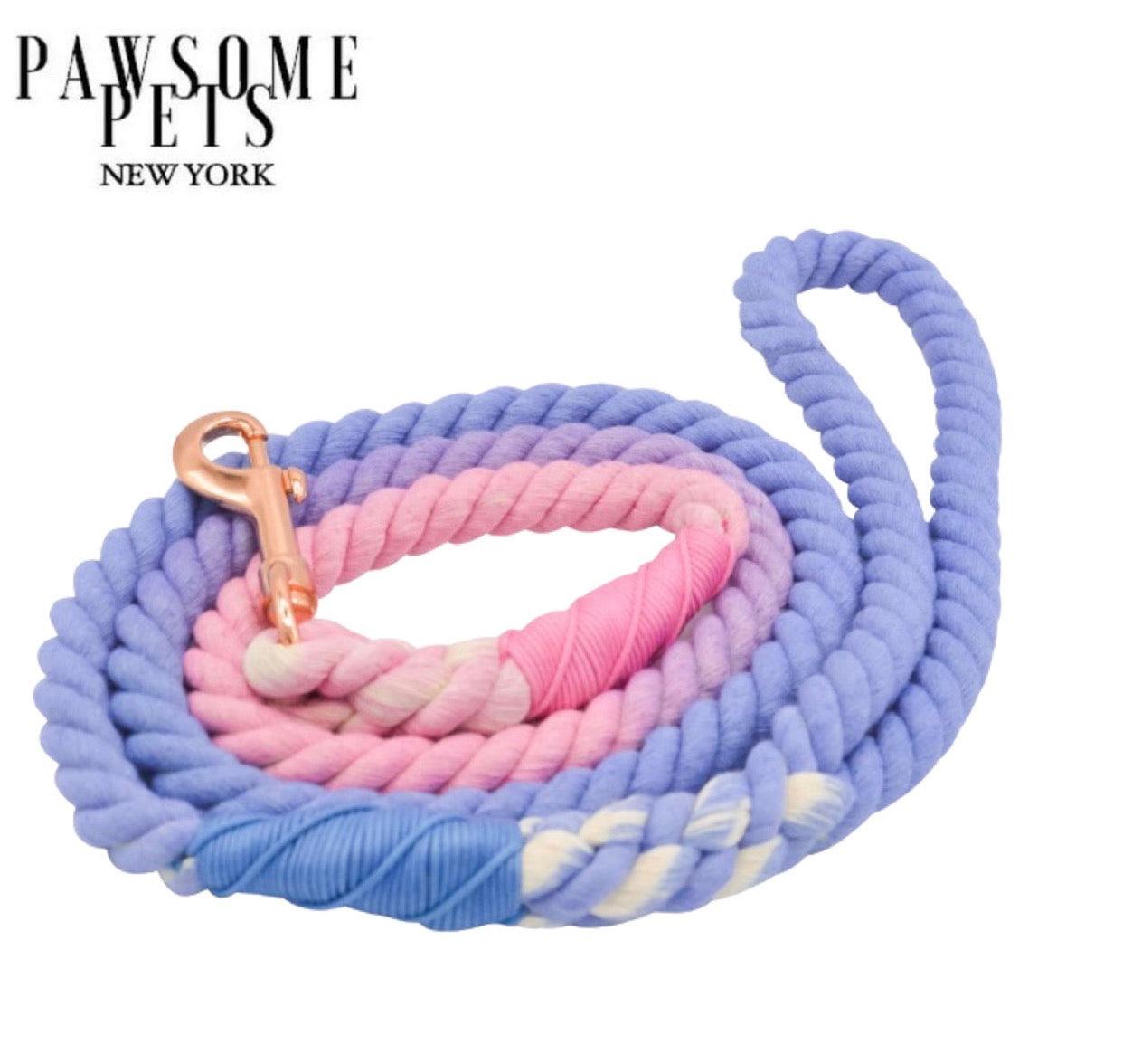 Pawsome Pets New York Smycz linowa - Forget-Me-Not — Obroże, smycze i szelki — photo 2