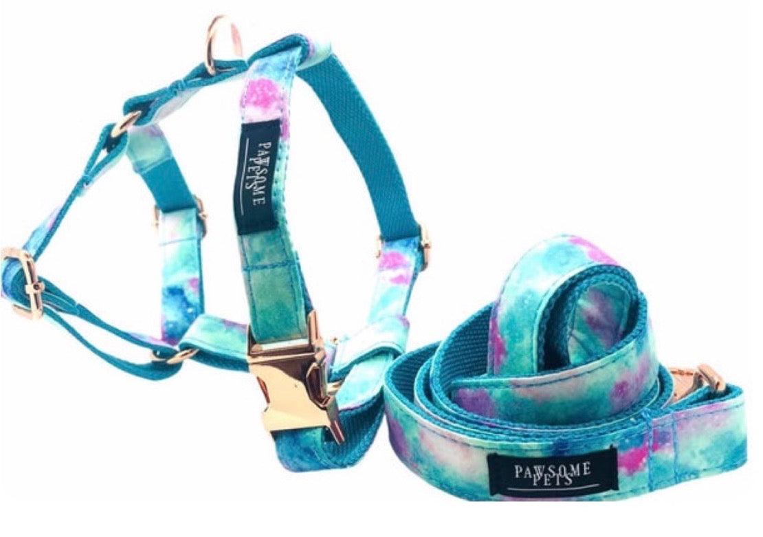Pawsome Pets New York Bundle step-in - Sky (2 pièces) — Colliers, laisses et harnais — photo 2