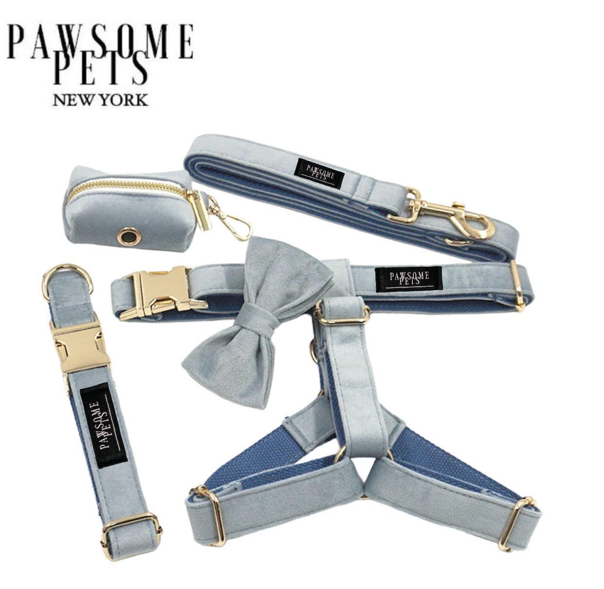 Pawsome Pets New York Ensemble step-in - Gris bleu (5 pièces) — Colliers, laisses et harnais — photo 2