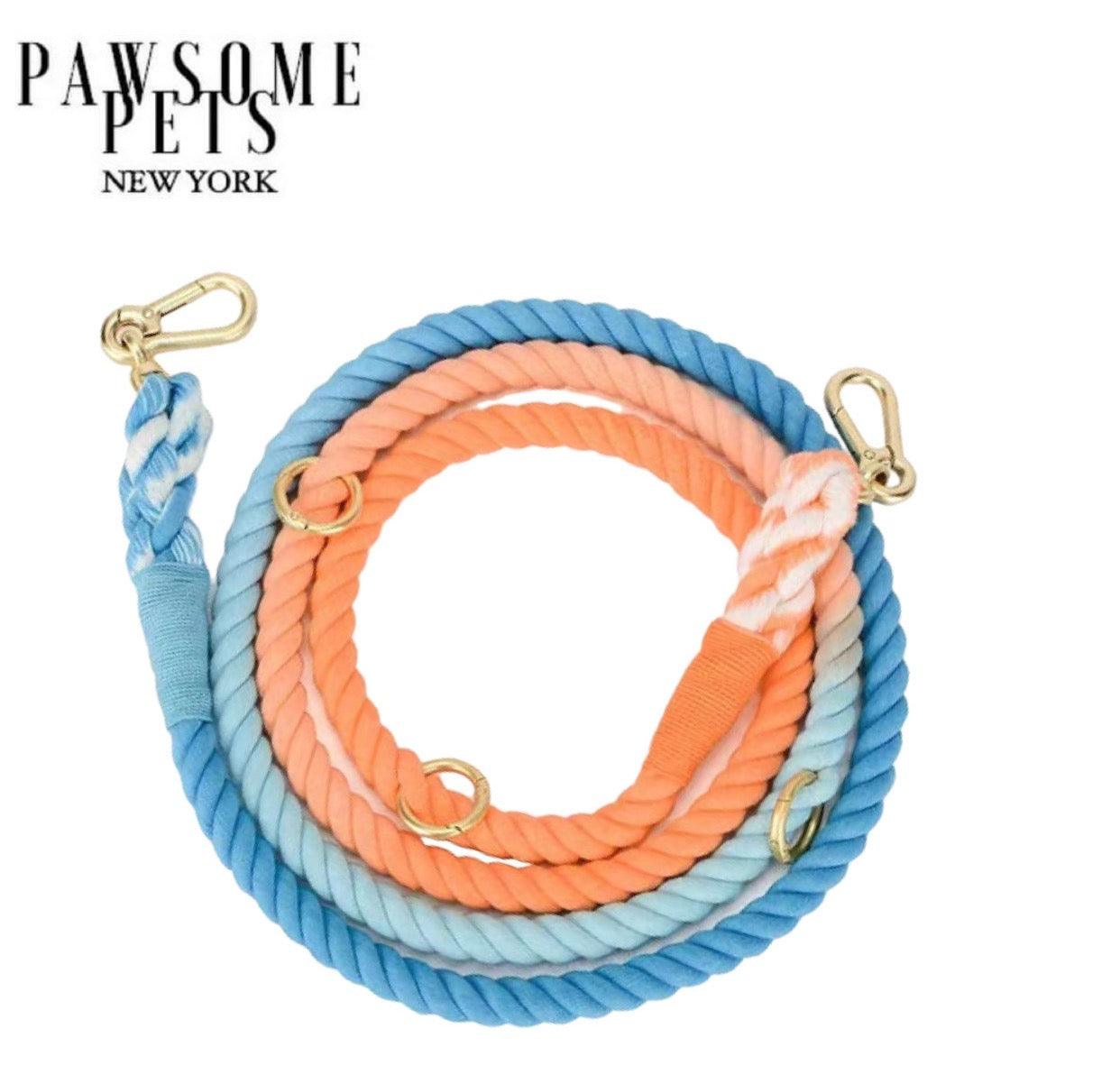 Pawsome Pets New York Smycz linowa dla psa typu hands-free - Sunset — Obroże, smycze i szelki — photo 2