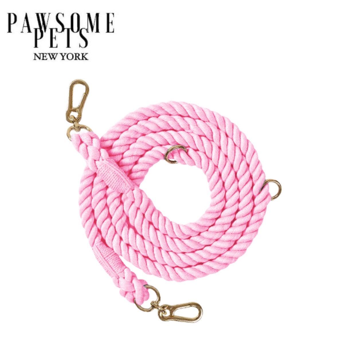 Pawsome Pets New York Laisse en corde pour chien mains libres - Pink love — Colliers, laisses et harnais — photo 2