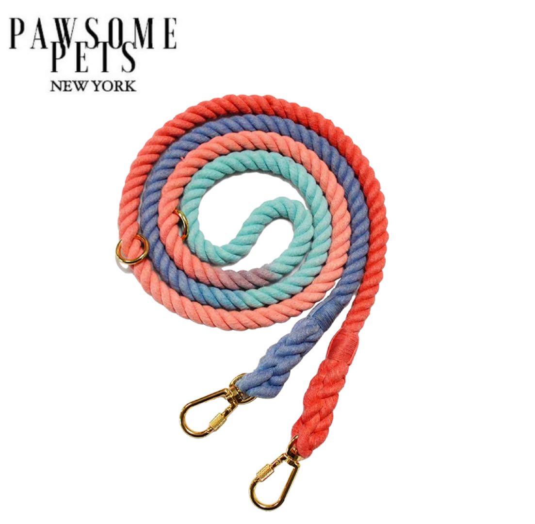 Pawsome Pets New York Laisse en corde pour chien mains libres - Plum — Colliers, laisses et harnais — photo 2