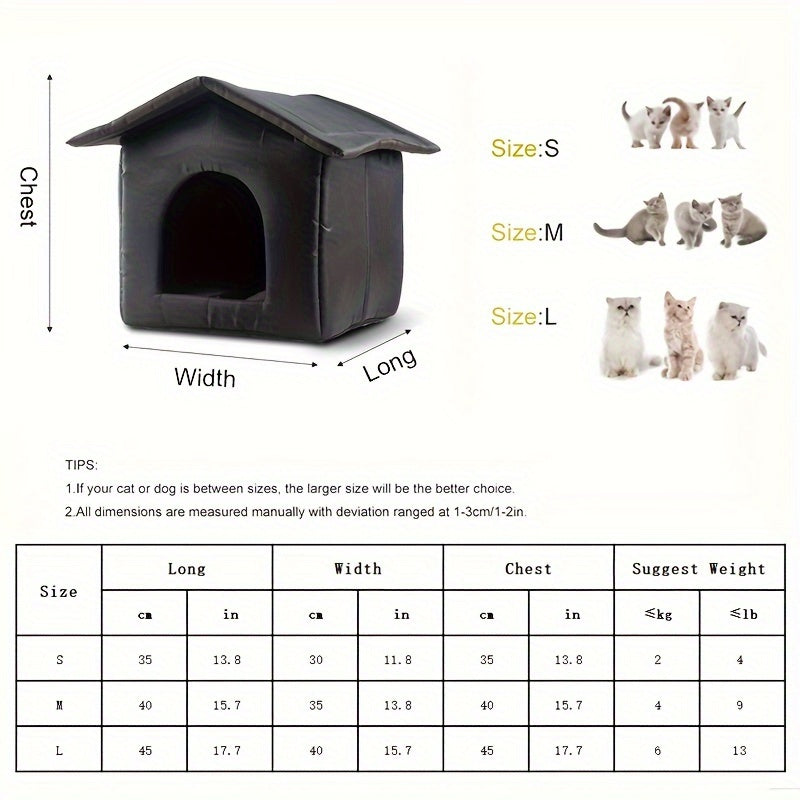 Tm Cabane pour chat extérieure imperméable — Arbres à chat et griffoirs — photo 6