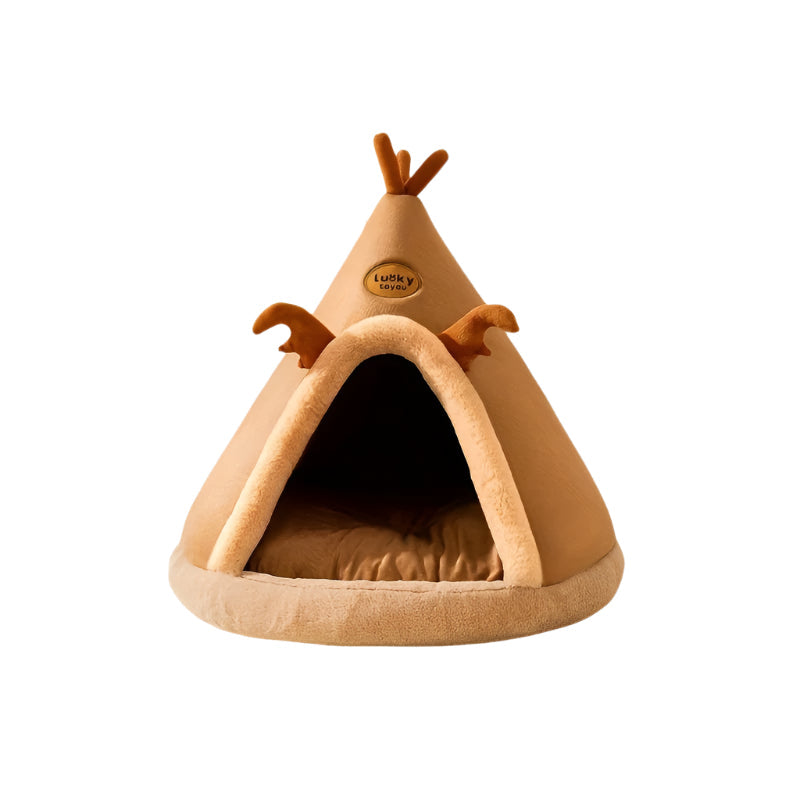 Tm Tente pour animaux Cartoon Reindeer Dog Cat House — Arbres à chat et griffoirs — photo 2