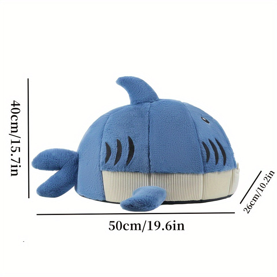 Tm Lit pour animaux en forme de requin douillet pour chats & chiens — Paniers et caisses — photo 4
