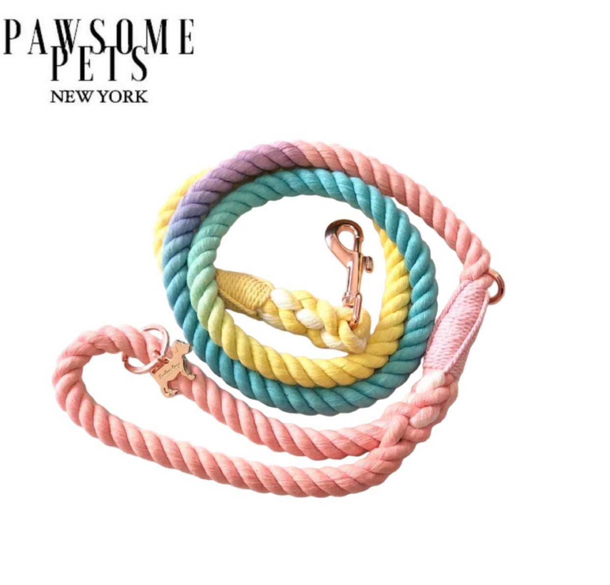 Pawsome Pets New York Smycz linowa - Hawaii vibes — Obroże, smycze i szelki — photo 2