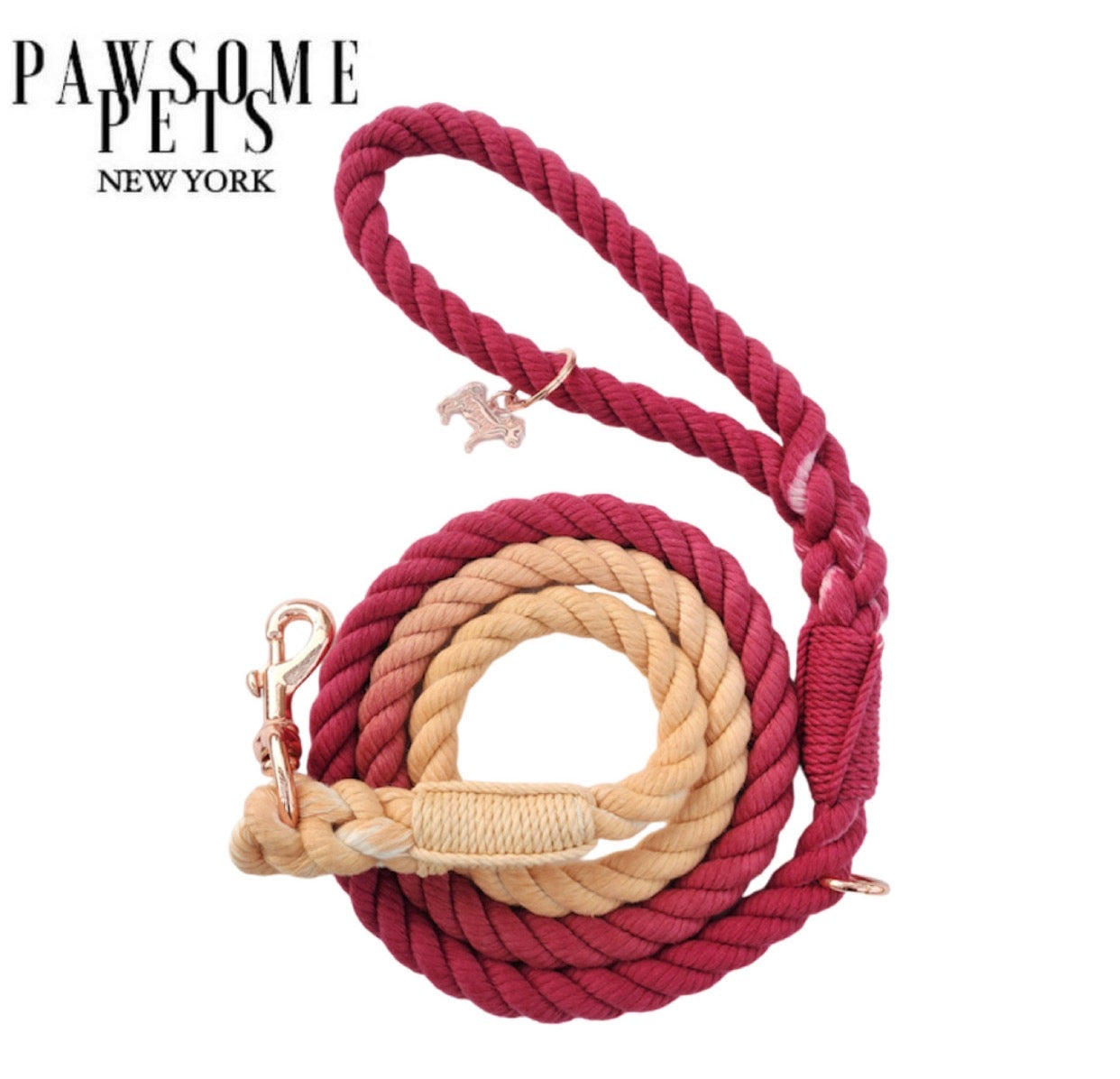 Pawsome Pets New York Smycz linowa - Spanish sunset — Obroże, smycze i szelki — photo 2