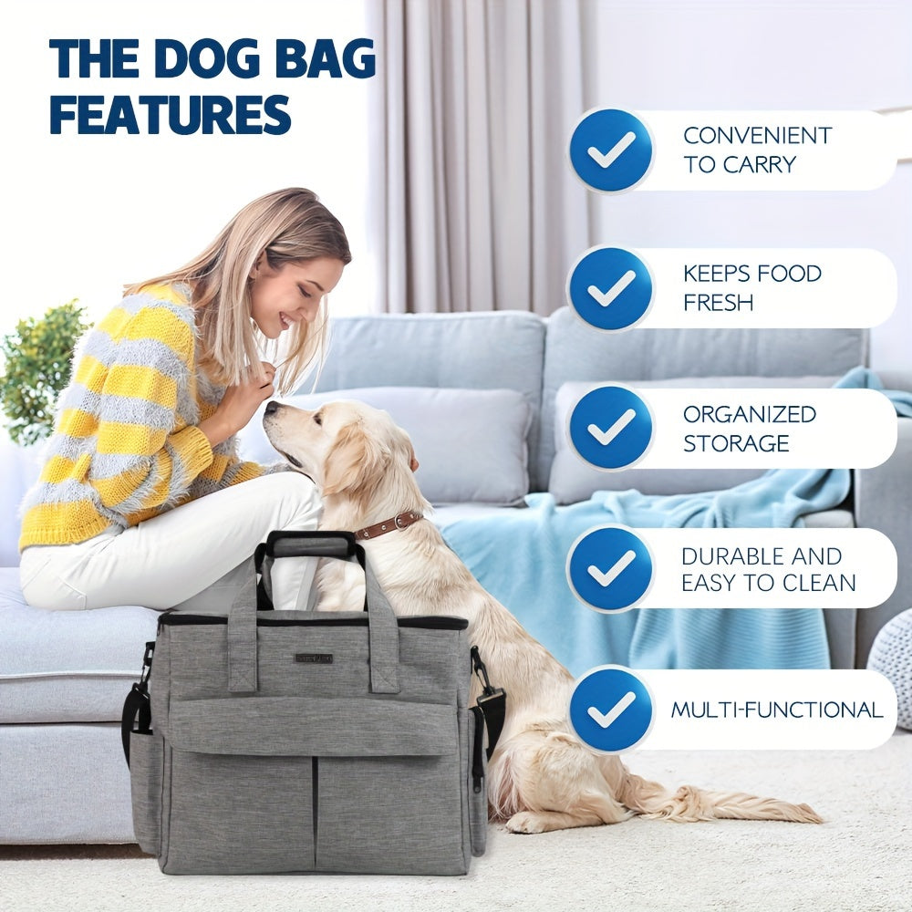 Tm Sac de transport pour animaux approuvé par les compagnies aériennes avec gamelles & contenants — Sacs de transport, sièges auto et sacs de voyage — photo 3