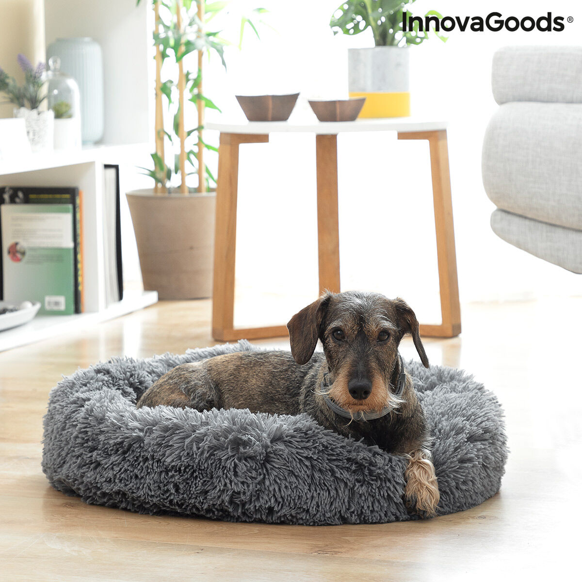Couchage anti-stress pour animaux Bepess InnovaGoods Ø 60 cm — Paniers et caisses — photo 2