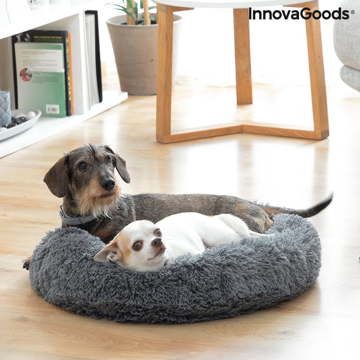 Couchage anti-stress pour animaux Bepess InnovaGoods Ø 60 cm — Paniers et caisses — photo 12
