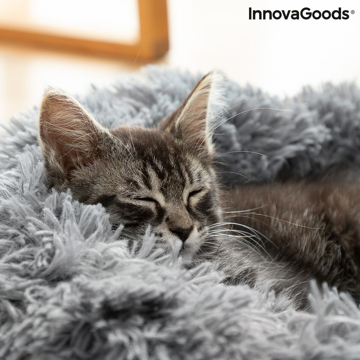 Couchage anti-stress pour animaux Bepess InnovaGoods Ø 60 cm — Paniers et caisses — photo 8