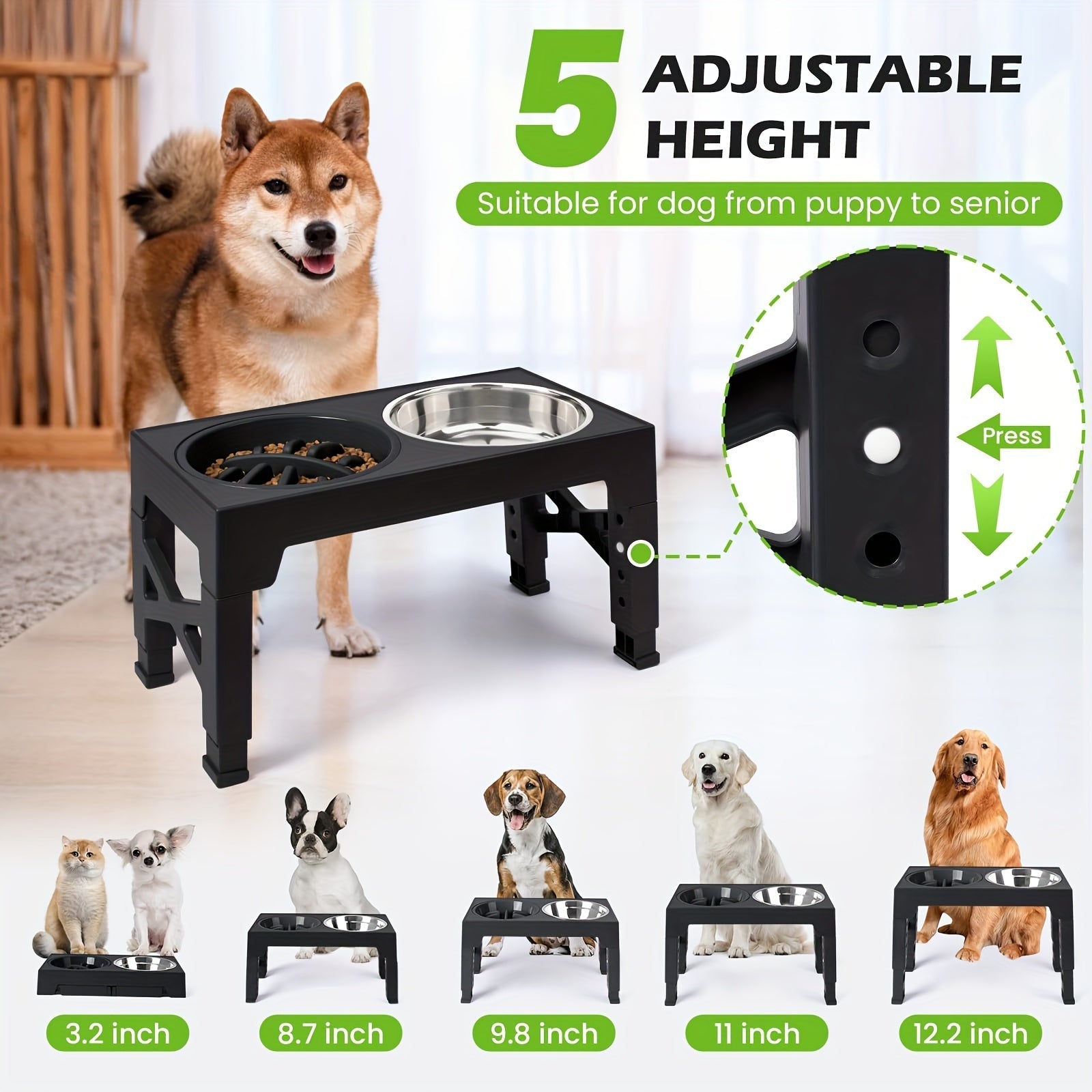 Tm Support de gamelle pour chien avec 3 gamelles — photo 5