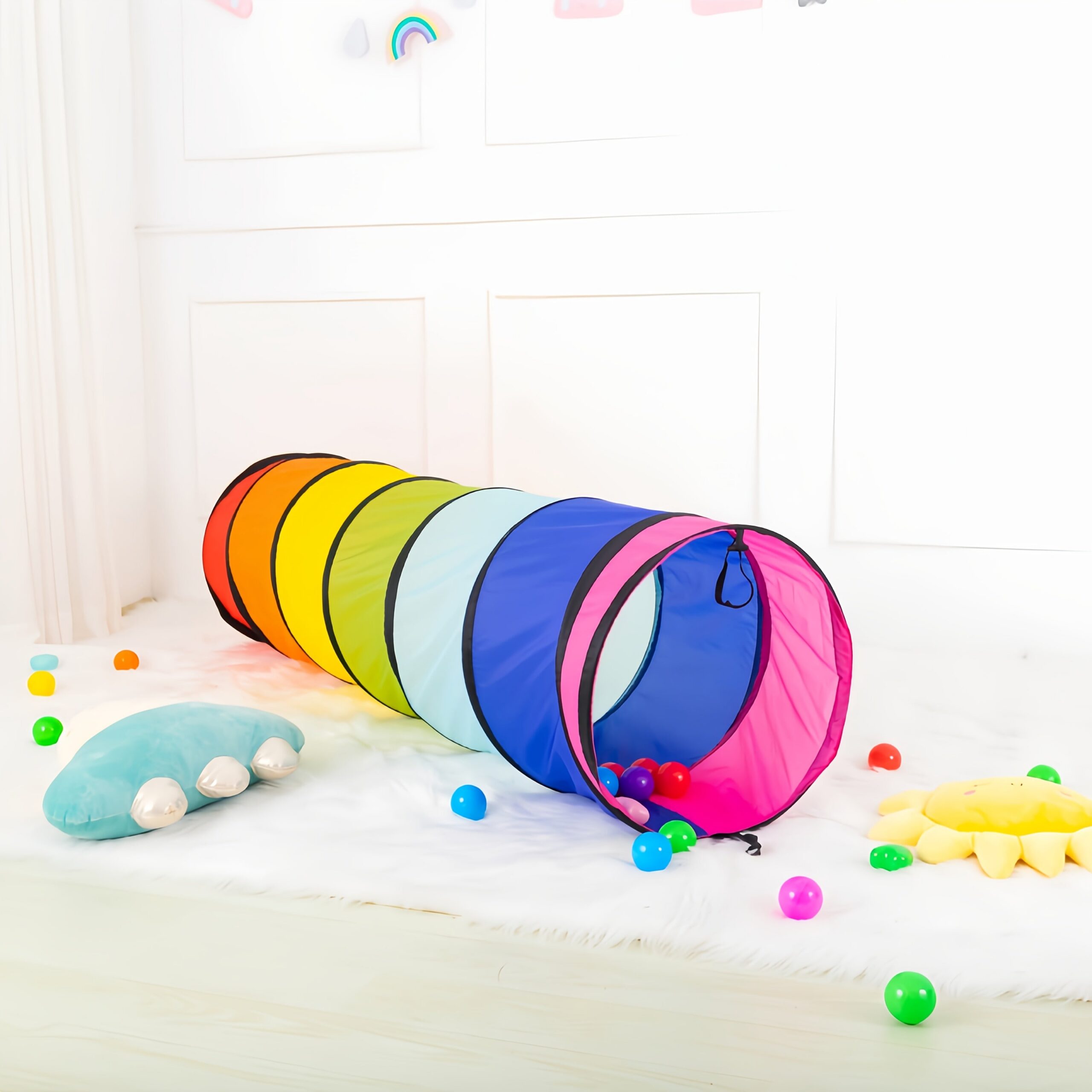 Tm Tente Tunnel d'escalade Pop-Up pour Animaux avec Jouets — photo 3